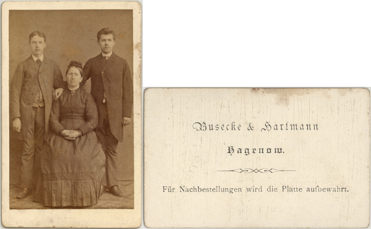 Busecke & Hartmann; Visitformat